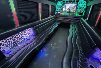Hialeah Limo Bus Interior