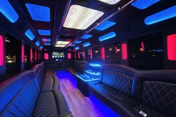 Hialeah Limousine Bus Interior
