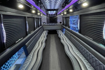 Hialeah Party Bus Interior
