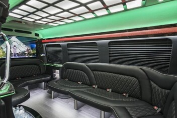 Hialeah Sprinter Party Bus Interior