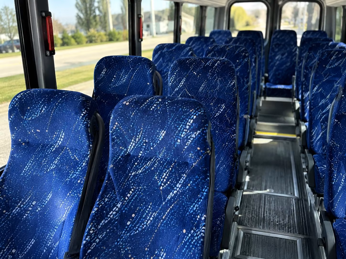 15 passenger minibus inside