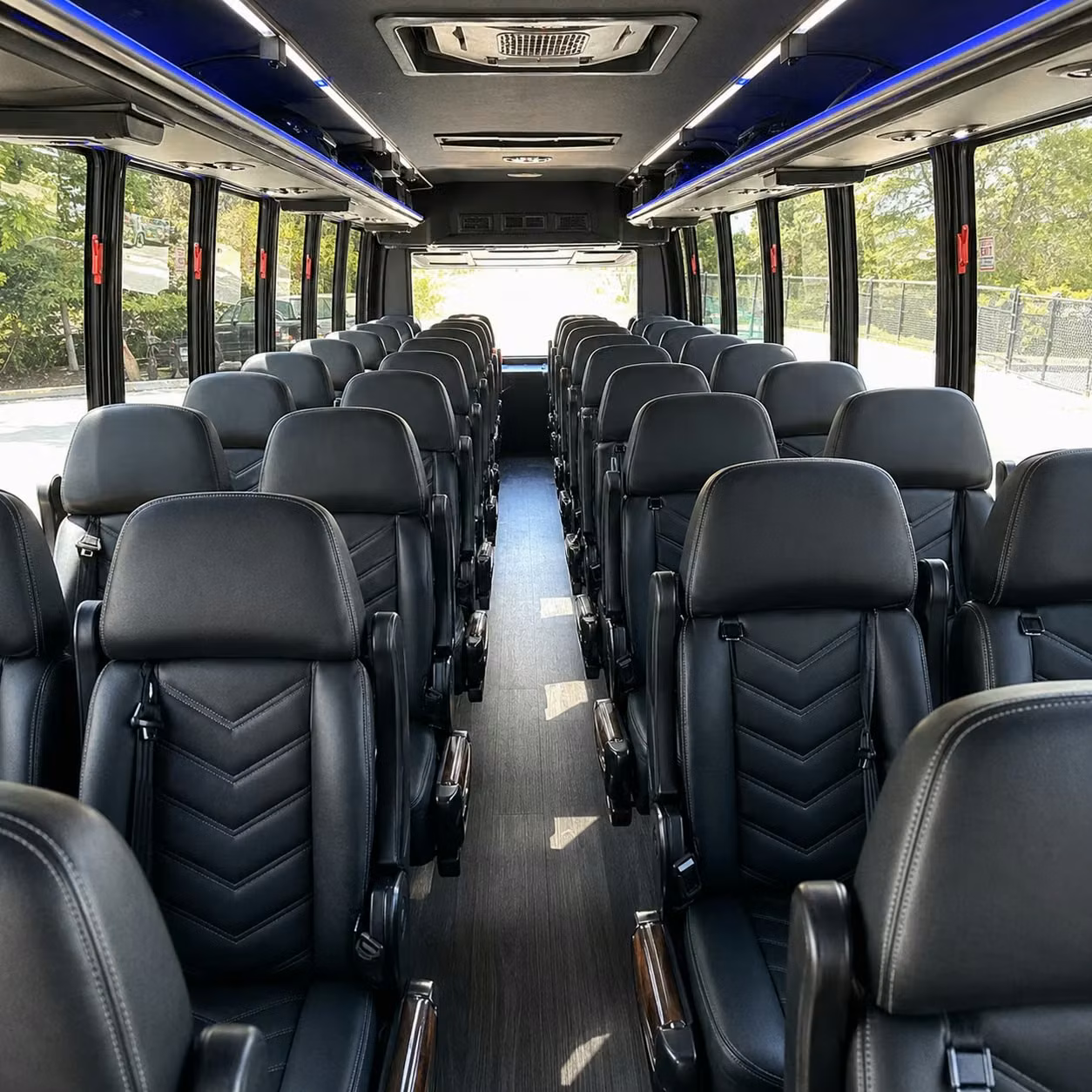 25 passenger minibus inside
