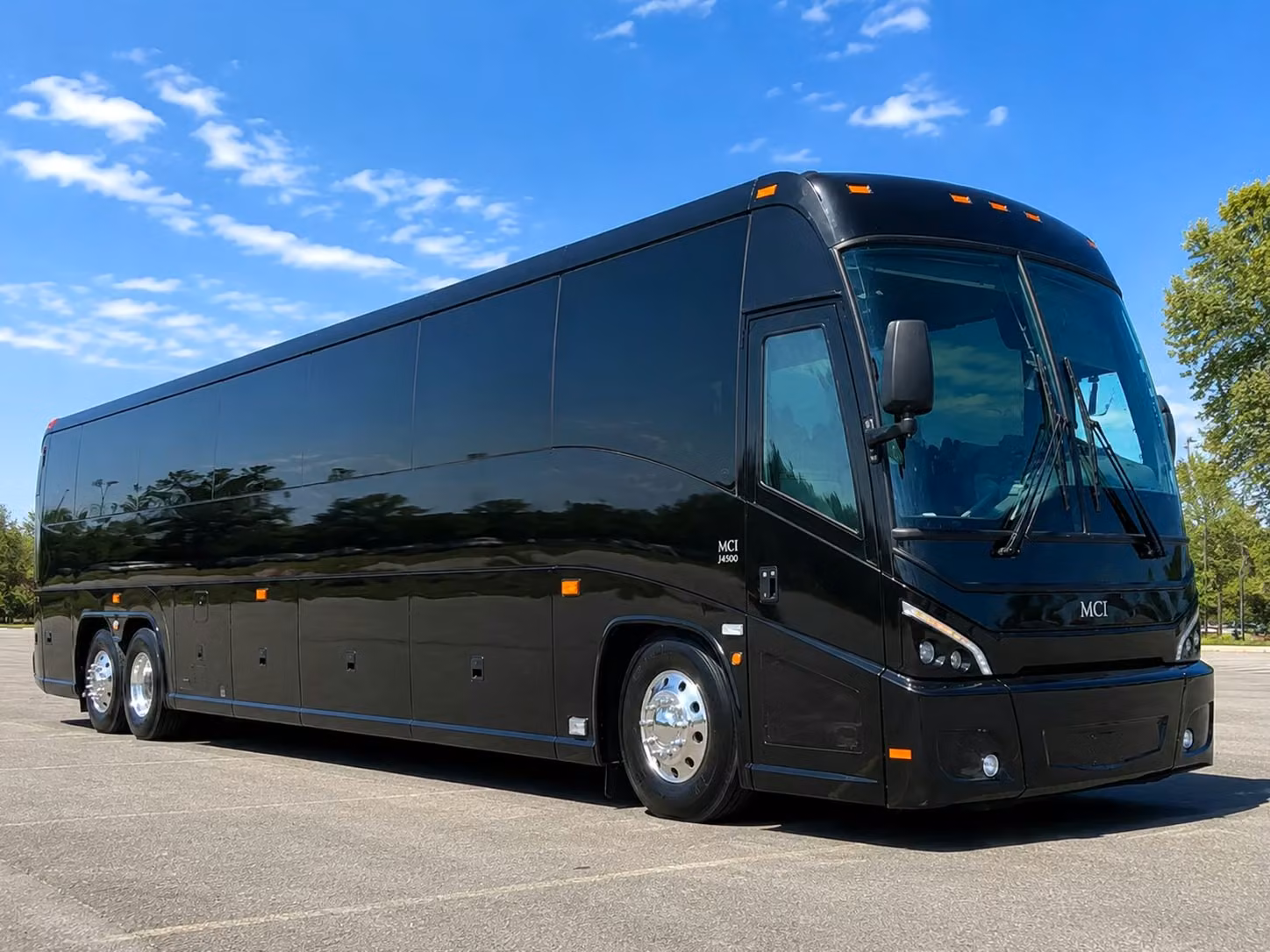 56 passenger charter bus