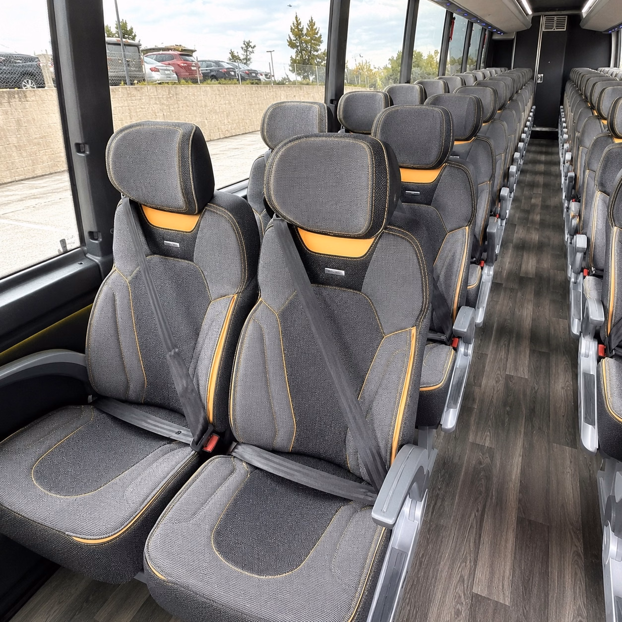 hialeah charter bus interior