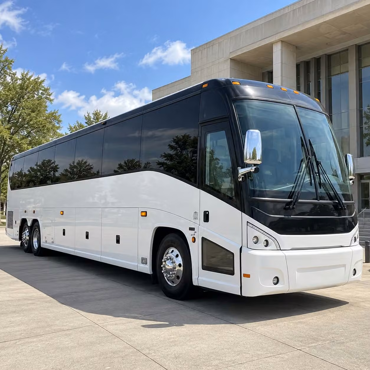 hialeah charter bus rental exterior