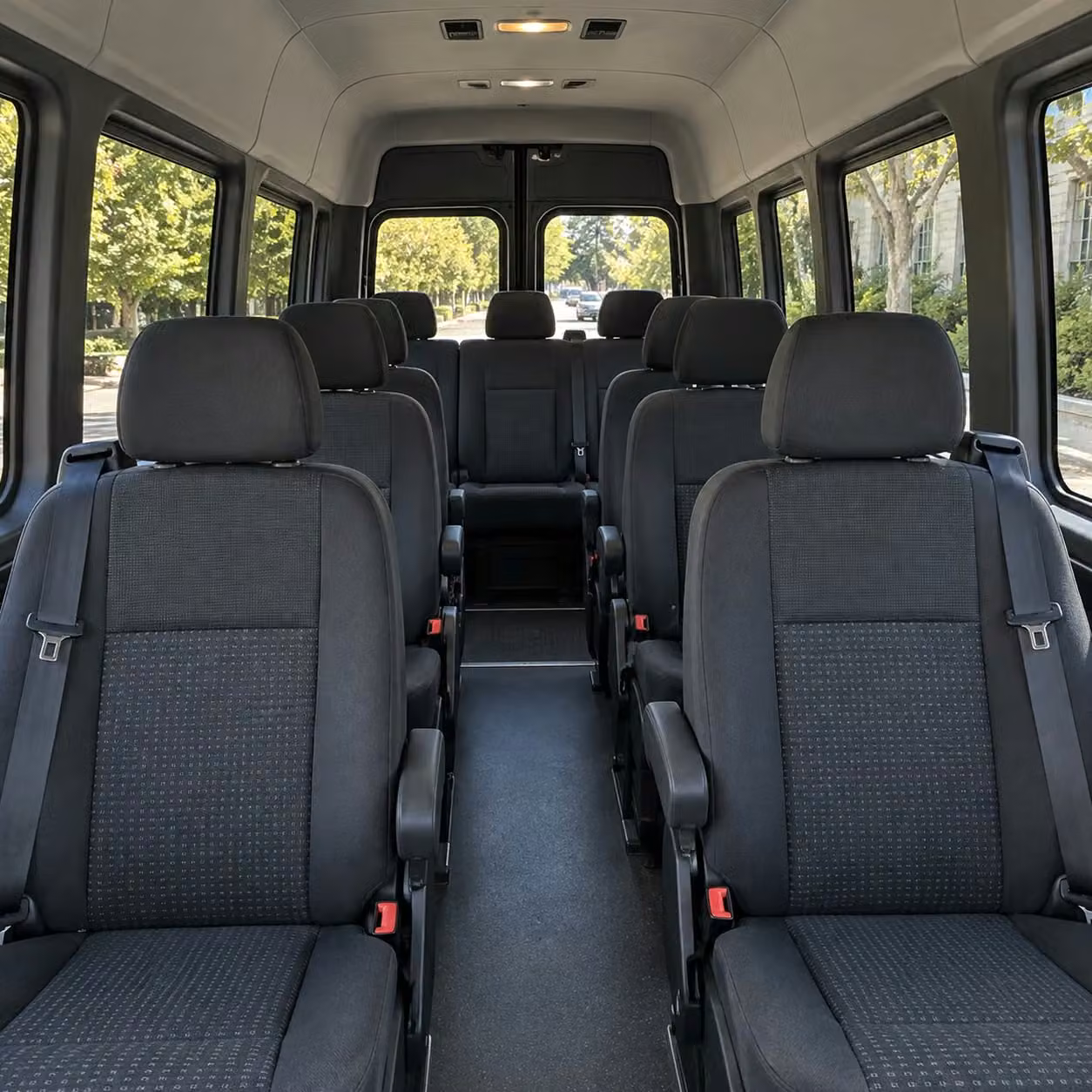 sprinter van with driver interior